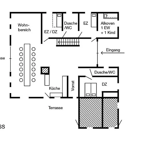 Reet-cottage Nahe Der Ostsee 펜션 Susel